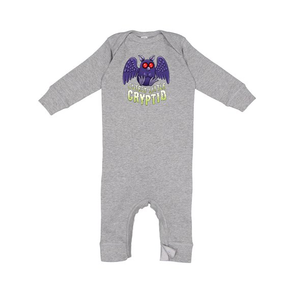 Inktastic Cutest Little Cryptid Mothman Baby Romper Coveralls