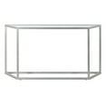 thumbnail image 2 of Evelyn&Zoe Levi 55" Wide Trapezoid Console Table in Silver, 2 of 8