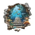 thumbnail image 3 of Vinilo Decorativo Marino para Paredes con Diseño de Mundo Submarino Y Peces Tropicales Fácil Aplicación Y Remoción Adecuado para Dormitorio Infantil, 3 of 9