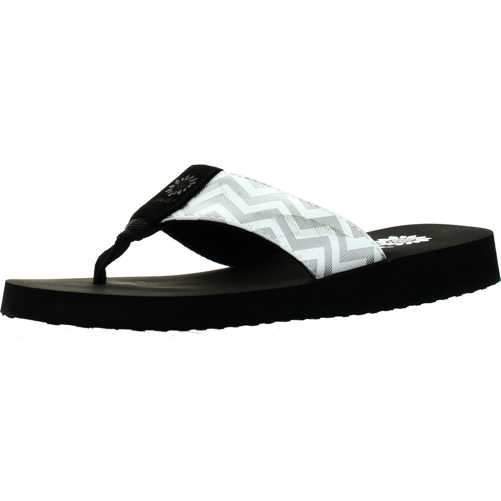 Yellow Box Yellow Box Womens Yulisa Fashion Flip Flop Sandals, Silver