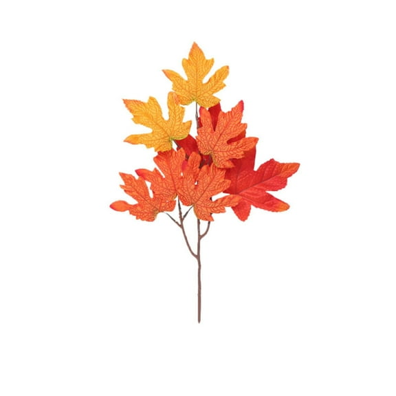 SUSHANG Artificial Fall Leaves Stems Fall Branches Autumn Leaves Spray for Home Kitchen Farmhouse Thanksgiving Table Centerpiece Mantle Halloween Décor