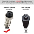 thumbnail image 2 of Cargador de batería Janboo 24V para Razor Scooter MX350 E300, 2 of 7