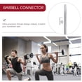 thumbnail image 3 of BESTYASH Conector De Barra Para Mancuernas De Plateado Con Antideslizante Para Entrenamiento Fitness, 3 of 7