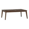 thumbnail image 1 of Modern Outdoor Zander Solid Wood Coffee Table - Dark Brown, 1 of 5