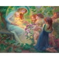 thumbnail image 3 of Frantisek Dvorak 24x20 Black Modern Framed Museum Art Print Titled - Mystic Roses (1911), 3 of 5
