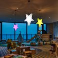thumbnail image 2 of Colorful LED Stars USB Rechargeable 12V Modern Christmas Ornament Lights, 2 of 9