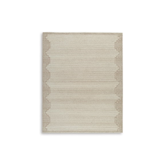 Signature Design by Ashley Emorymore 8' x 10' Area Rug, Brown Beige Border