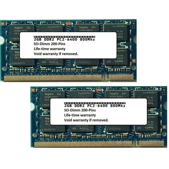 New! 4GB 2X 2GB Compaq Presario CQ61-410US Memory DDR2 SODIMM