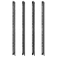 thumbnail image 4 of 15U Cabinet Vertical Rack Rail Kit, Black, Cold Rolled Steel, 29.08 x 0.77 x 1.16 inch, Package Quantity of 4, 4 of 4