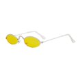 thumbnail image 3 of Gafas pequeñas ovaladas retro de marco completo con cara redonda, marco opcional multicolor, gafas pequeñas para adultos a la moda, 3 of 5