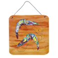 thumbnail image 1 of Shrimp Aluminium Metal Wall or Door Hanging Prints, 1 of 1