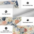 thumbnail image 6 of Colorful Flowers Outdoor Rug for Patio/Deck/Porch, Non-Slip Large Area Rug 3 x 5 Ft, Watercolor Retro Blue Pink Floral Indoor Outdoor Rugs Washable Area Rugs, Reversible Camping Rug Carpet Runner, 6 of 8