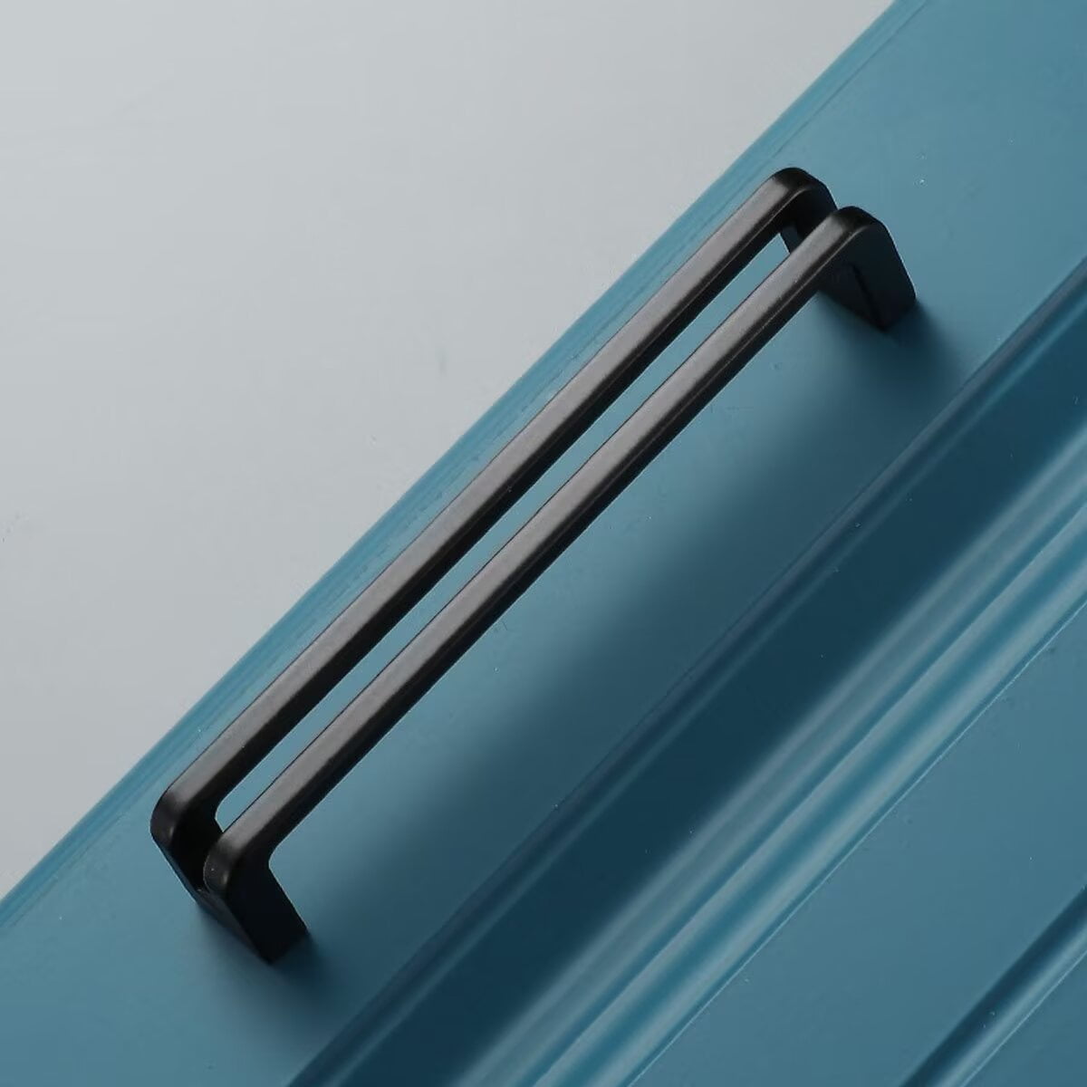 HDJNal Stainless Steel Black Cabinet Pulls Cabinet Hardware Kitchen Handles for Cabinets Cupboard Handles Drawer Pulls ,Double-bar Design,Hole distance:96mm