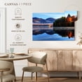 thumbnail image 5 of Elephant Stock Lake Vermont Reflection Wall Art - Horizontal Canvas Wall Art - Living Room Wall Decor - Nature Canvas - Blue And Orange Decor - 12" x 8", 5 of 8