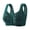 Blackish Green, variant on Jelly Bras For Women Front Closure Bra For Older Women No Underwire Full Coverage Bralette Soft Cotton Yellow 38-50