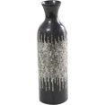 thumbnail image 3 of Deco 79 Capiz Shell Handmade Vase with Gray Ombre Design, 8" x 8" x 27", Black, 3 of 6