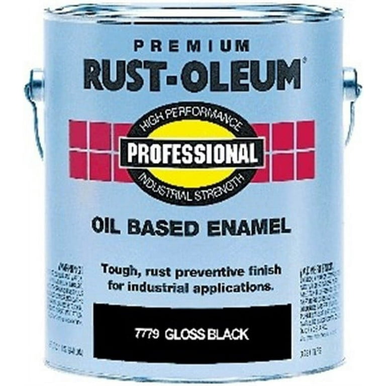Rust-Oleum Professional Gloss Black Interior/Exterior Oil-based