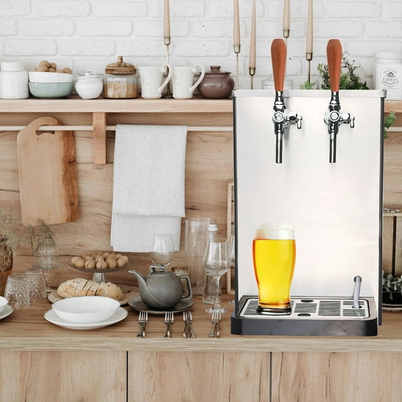 ETEREAUTY Rustic Wooden Beer Tap Handle Easy Install Solid Wood Replacement for Kegerators Draft Systems