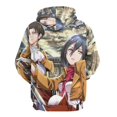 thumbnail image 5 of Attack on Titan Hoodies for Men Women, Unisex Anime Pullover Hooded with Pocket, Adults Long Sleeve Hooded Sweatshirt, S-6XL, 5 of 8