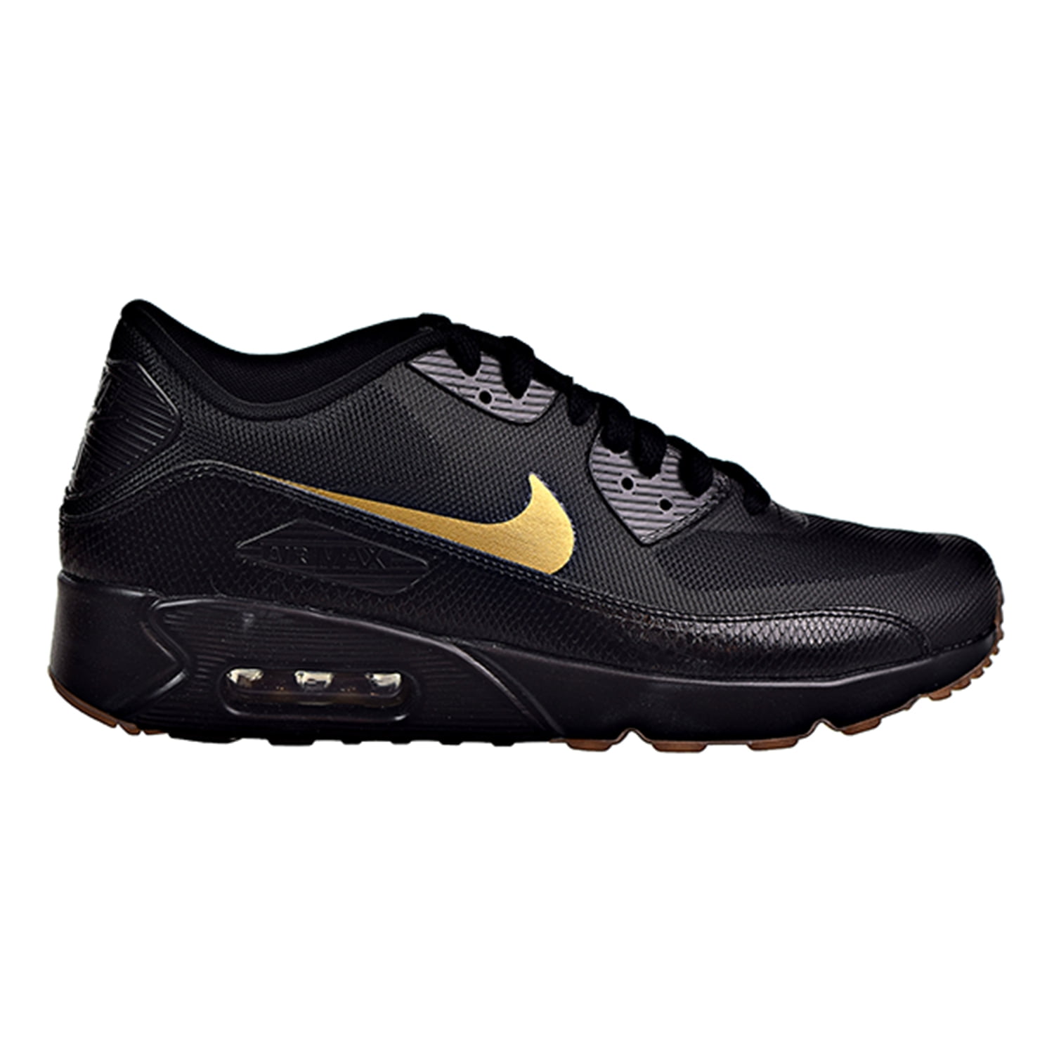 Nike Air Max 90 Ultra 2.0 Essential Mens Casual Sneakers Black/ Metallic Gold 875695-016 (11 US)
