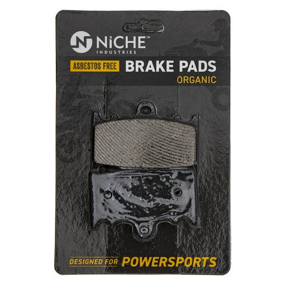 Niche Brake Pad Set for Kawasaki Ninja ZX6R Organic Motorcycle 519-KPA2540D