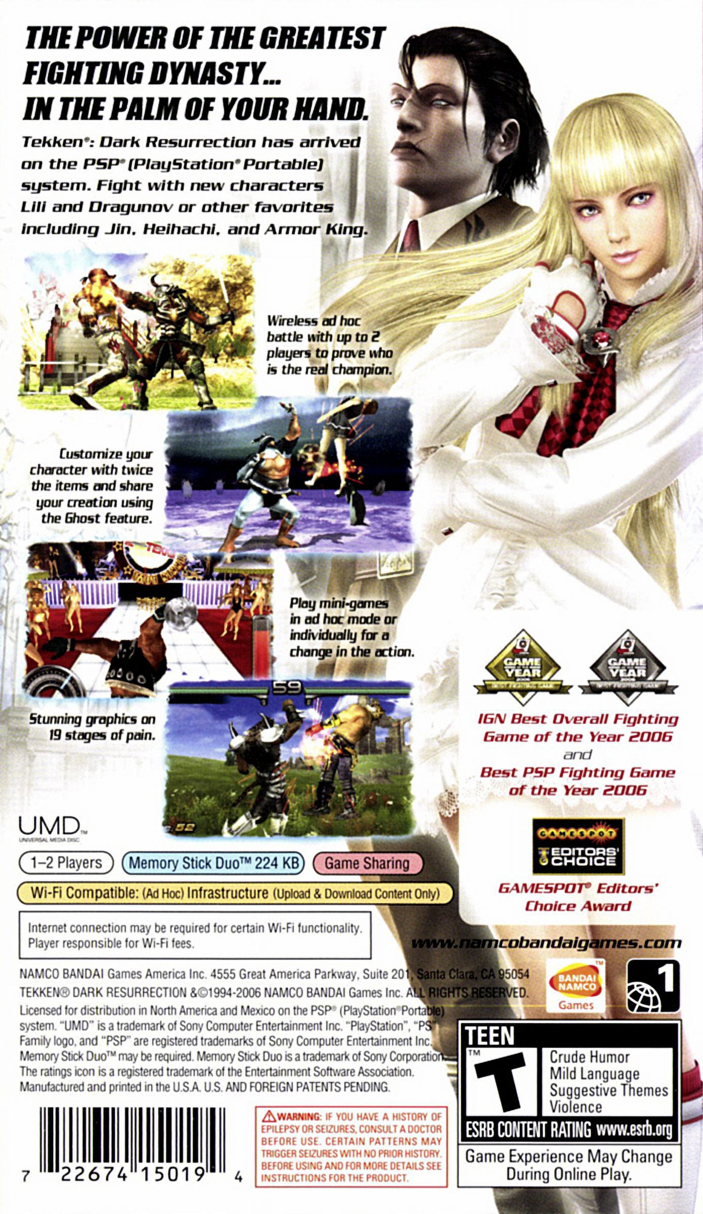 Tekken Dark Resurrection - PlayStation Portable - image 2 of 12