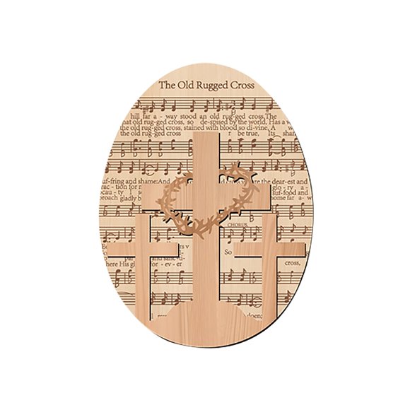 TIELUTT Wooden Easter Egg Home Unique Centerpiece Table Decorations Catholic Easter Sunday Dated Christmas Ornament Metallic Ornament Set Christmas Snowflake Ornament Bulk Christmas Ornament Choir Or