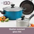 thumbnail image 4 of Farberware Dishwasher Safe Nonstick Jumbo Cooker/Saute Pan with Helper Handle - 6 Quart, Black, 4 of 13