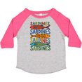 thumbnail image 3 of Inktastic Colorful Sardines Art Boys or Girls Toddler T-Shirt, 3 of 5