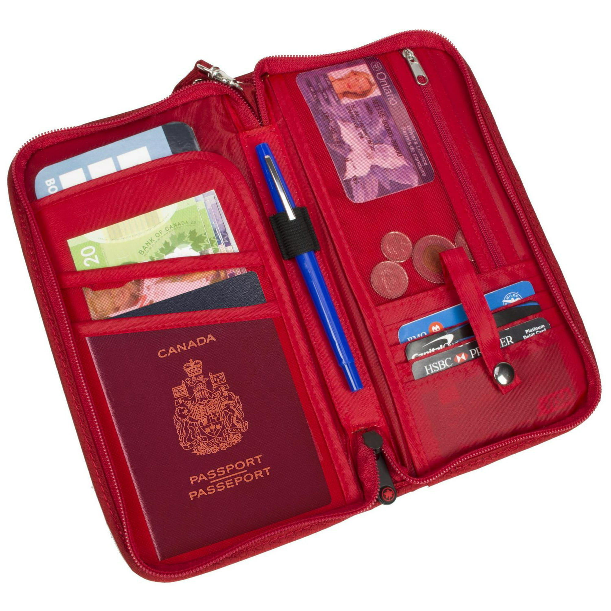 Protège-documents A4 Avec 40 Pochettes Plastiques - Rouge