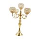thumbnail image 5 of Candelabro, centro de mesa, candelabro para lamparilla, adorno, candelabro de Metal, candelabro para boda, decoración del hogar Oro, 5 of 9