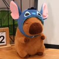 thumbnail image 1 of Capibara de peluche de juguete, animal de peluche, lindo muñeco Capella, disfraz, sombrero, capibara, regalo de cumpleaños y Navidad para niños, 1 of 5