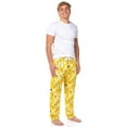 thumbnail image 7 of Pokémon Men's Pikachu Allover Character Subtle Tie Dye Adult Sleep Bottoms Pajama Pants, 7 of 7
