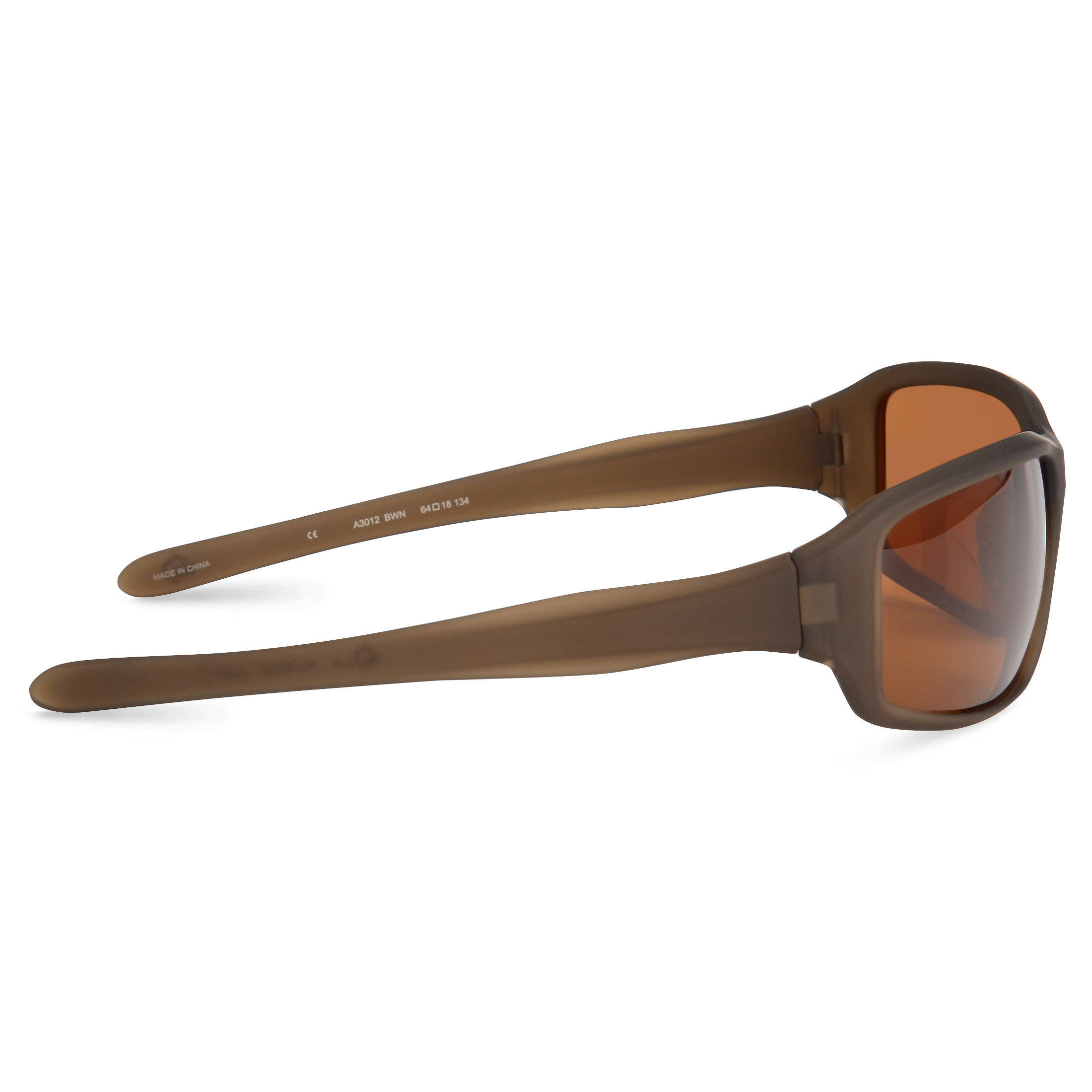 DNA Polarized Sunglasses, Unisex, A3012, Brown, 64-18-134 - image 2 of 6