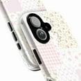 thumbnail image 2 of Coquette Pink Patchwork Phone Case, Cute Floral Gingham Bow Aesthetic Design for iPhone 17 16 15 14 13 12 11 Pro Plus Mini, 2 of 5