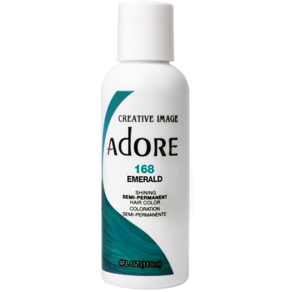 Creative Images Systems Adore Semi-Permanent Haircolor, [168] Emerald 4 oz (Pack of 2)