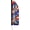 4-foot "OPEN" Stars & Stripes, variant on In the Breeze 4557 — 4' Heavy Duty Open Gradient Double Sided Feather Banner — Flag for Businesses and Events