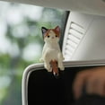 Super Cute Sleepy Cat Car Screen Small Ornaments Car Car Bumper