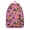 Cute Lemon Fruit, variant on Folk Style Mandala School Backpack for Women, Ethnic Boho Canvas Daypack with Traditional Tribal Sacred Symbol Ornament