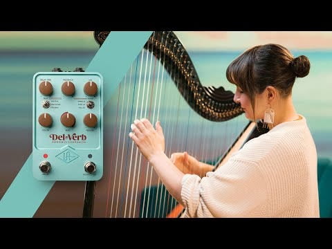 Universal Audio UAFX Del-Verb Ambience Companion Reverb and Delay Guitar Effect Pedal