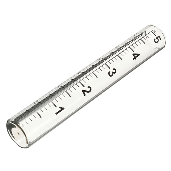 ACDANC 2026 New 5'' Capacity Glass Rain Gauge Replacement Tube Outdoor Garden for Gardens, Lawns, Patios, Outdoor Decor, Weather Monitoring, Backyard, Gardening Tools, Rain Measurement