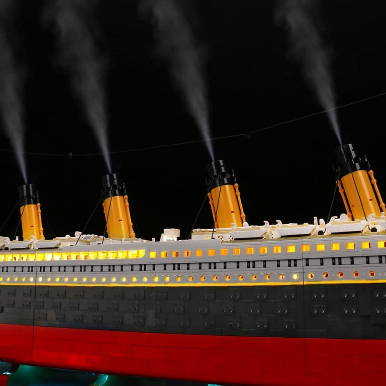 LED Light Kit for Lego (Titanic Ship) - Decoration Lights Compatible with  Lego Creator Expert 10294 Building Blocks Model (Not Include The Model)