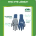 thumbnail image 4 of Expert Gardener Blue Nitrile Sustainable Gloves Medium, 4 of 9