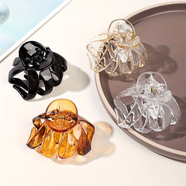 1pc Large Hair Clips For Women Matte Texture Claw For Thick Hair Thin Hair Classic Frosted Hair For Girls