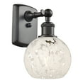 thumbnail image 7 of Innovations Lighting - White Mouchette - 1 Light Wall Sconce In Modern Style-9, 7 of 7