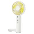 thumbnail image 4 of Ventilador portátil Mini ventilador de mano de 3 velocidades USB recargable para viajes (amarillo), 4 of 9