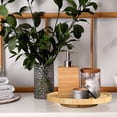 thumbnail image 6 of Rotating Trays for Table,12 inch Bamboo Rotating Spice Rack,Wooden Turntable Organizer for Kitchen Pantry Countertop Table,Round Non-Skid Turntable Tray for Salt Pepper Spices and Olive Oil, 6 of 8