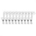 thumbnail image 1 of Clips para Carpetas de Acero Inoxidable, Pinzas para Ropa de Acero Inoxidable con , Clips Metálicos Universales para Cocina y Baño, 1 of 5