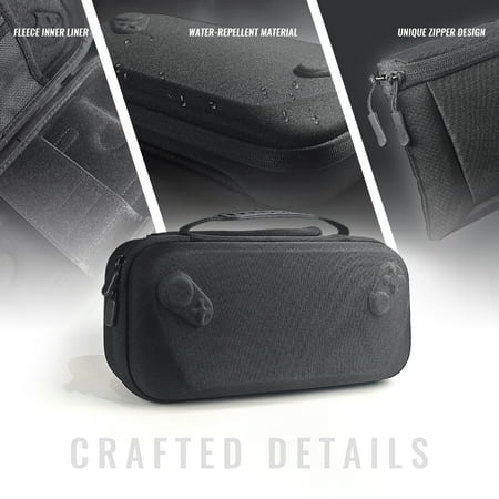 Cloth EVA Carrying Case Compatible for ROG Xbox Ally X Gaming Console Travel Storage Bag Hard Shell Box Handheld Game 2 in 1 Sleeve Handbag for ROG XBOX Ally(Case Only)