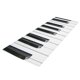thumbnail image 1 of Alfombra de baño absorbente de 40 x 120 cm para ducha y máquina de baño. Piano, 1 of 8